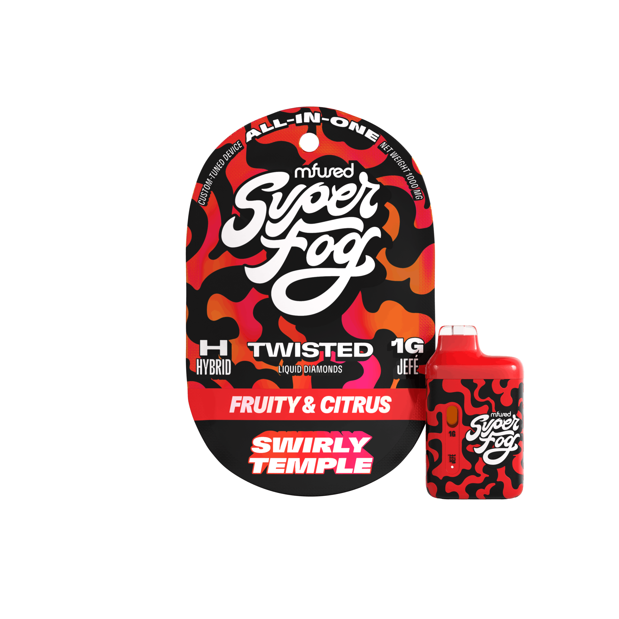 MFused - TWISTED Liquid Diamonds 1g Jefé - Swirly Temple - 1