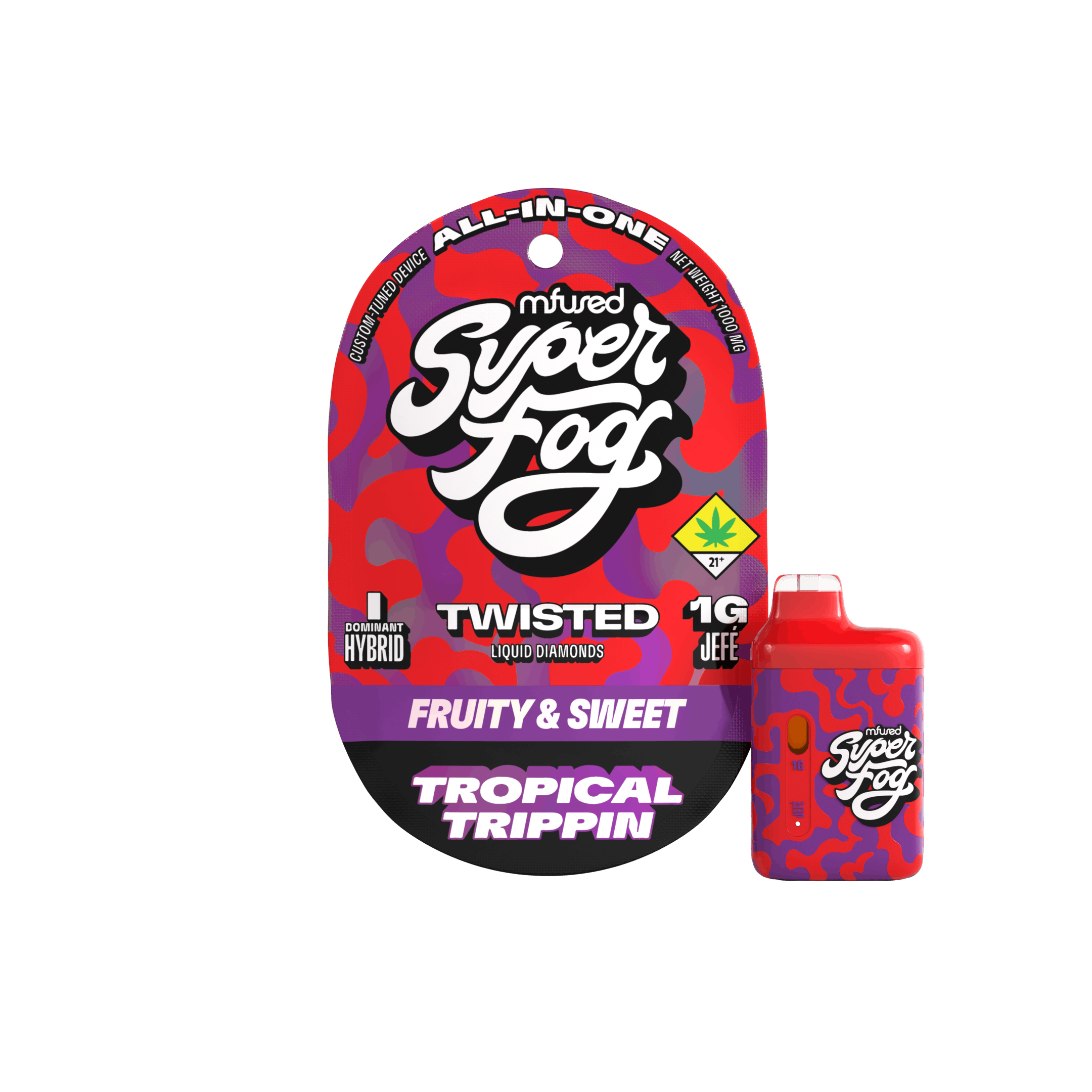 MFused - TWISTED Liquid Diamonds 1g Jefé - Tropical Trippin - 1