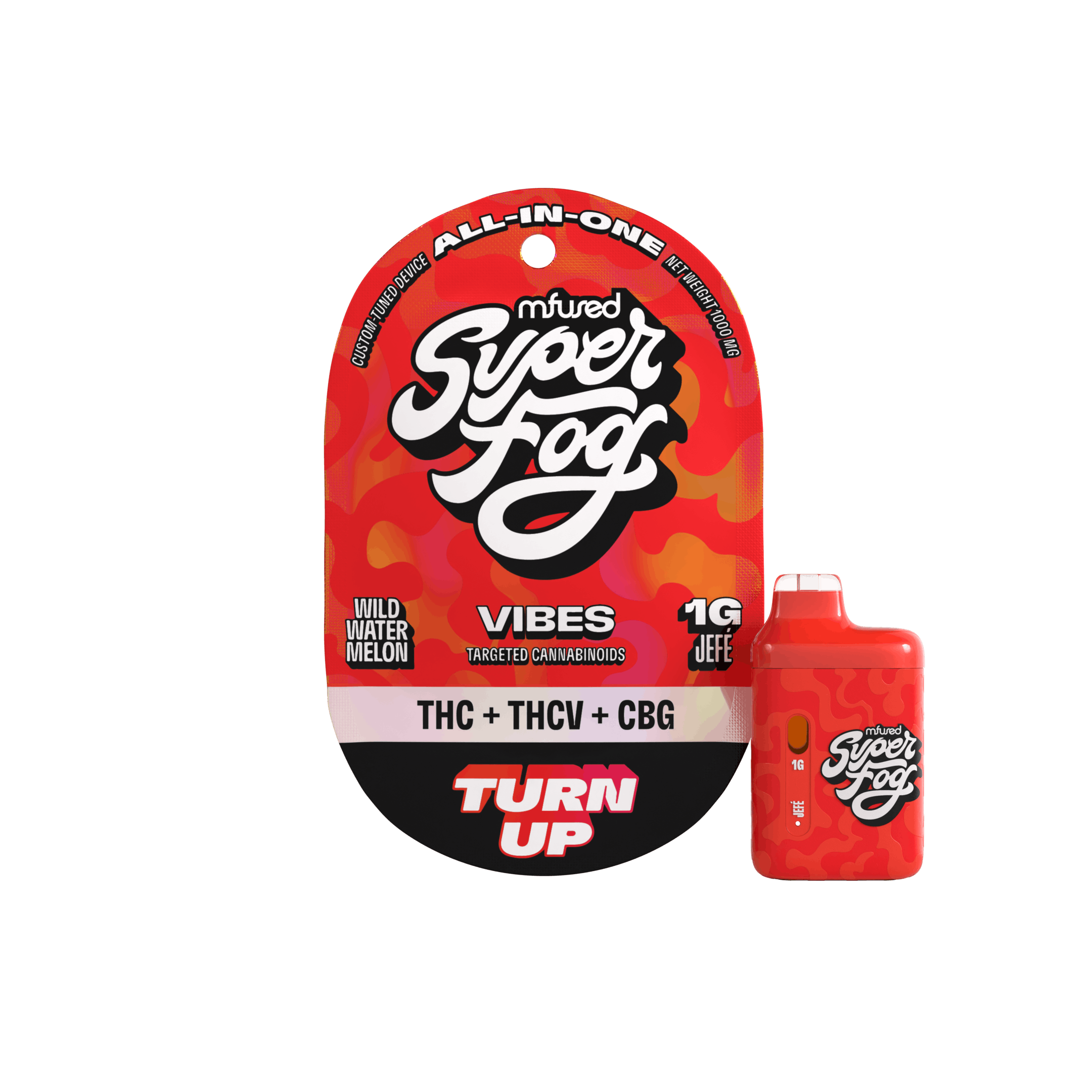 MFused - VIBES Targeted Cannabinoids 1g Jefé - Turn Up - 1