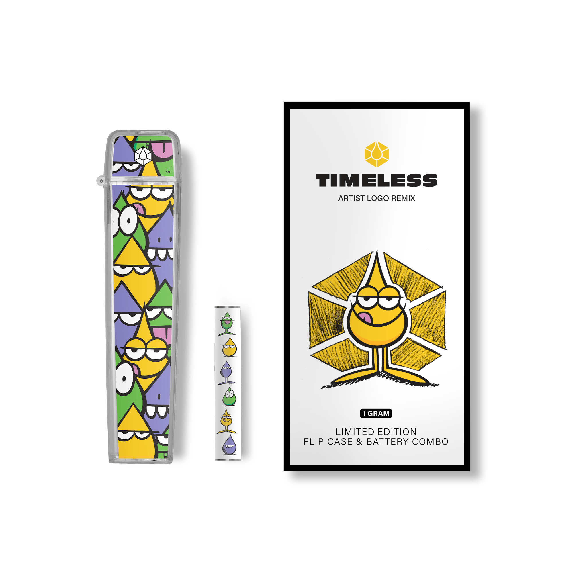Timeless Vapes - Kevin Lyons Flip Case & Battery Combo | Battery | 1g - 1