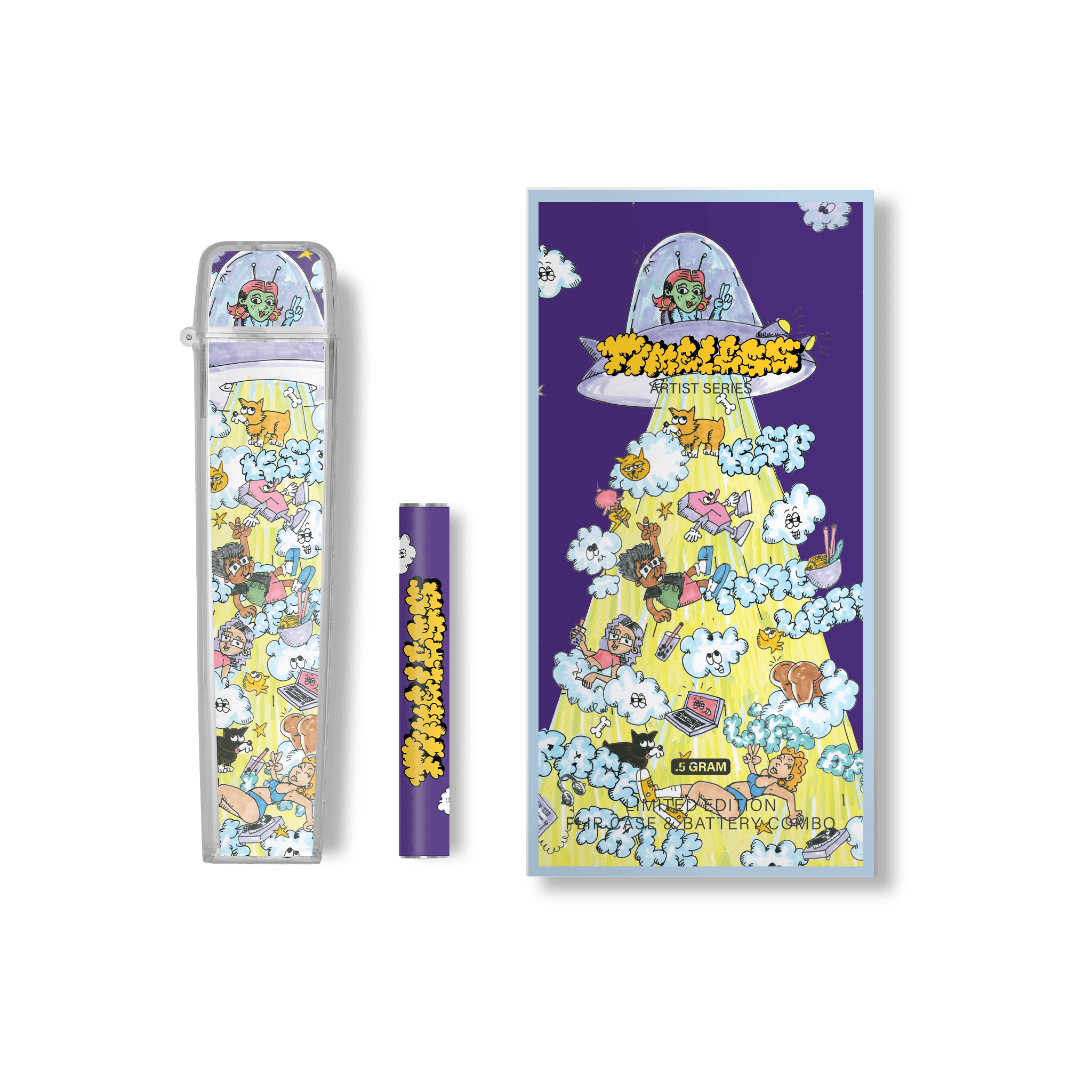 Timeless Vapes - Kristofferson Flip Case & Battery Combo | Battery | 0.5g - 1