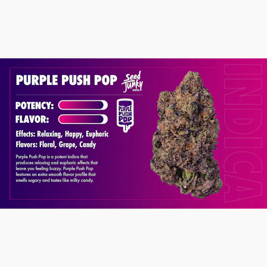 Seed Junky - Seed Junky | Purple Push Pop | Smalls | 14g - 1