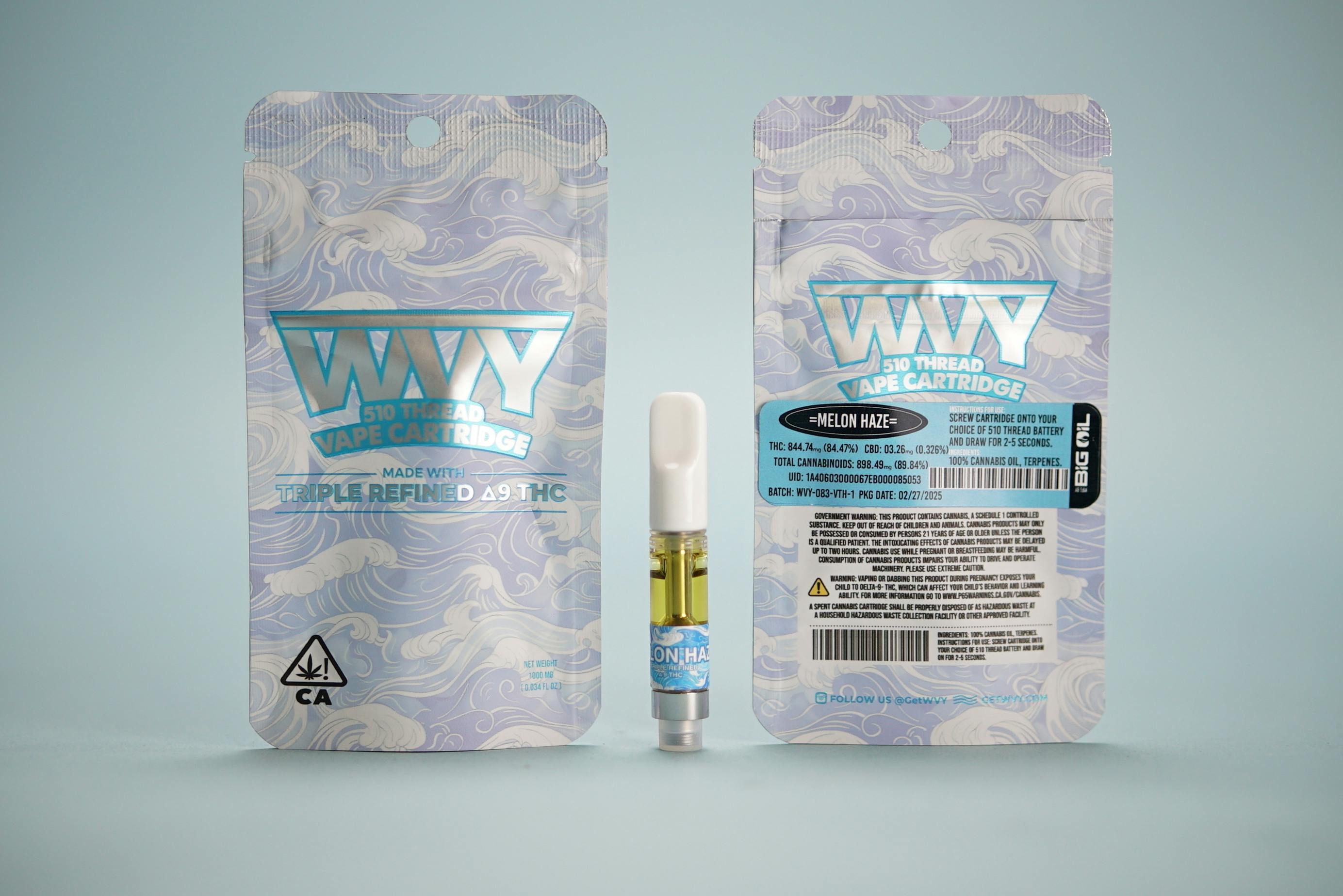 WVY - WVY - Melon Haze - 510 Threaded - Cartridge - 1