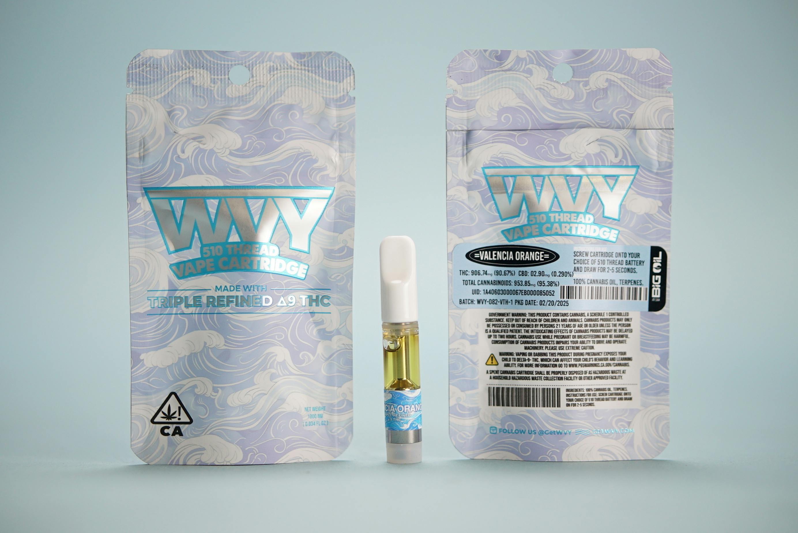 WVY - WVY - Valencia Orange - 510 Threaded - Cartridge - 1