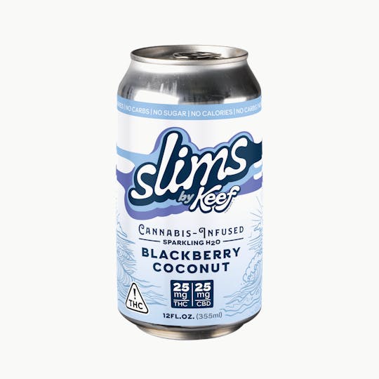 Keef Brands - Slims by Keef 1:1 Blackberry Coconut - 25mg:25mg - 1
