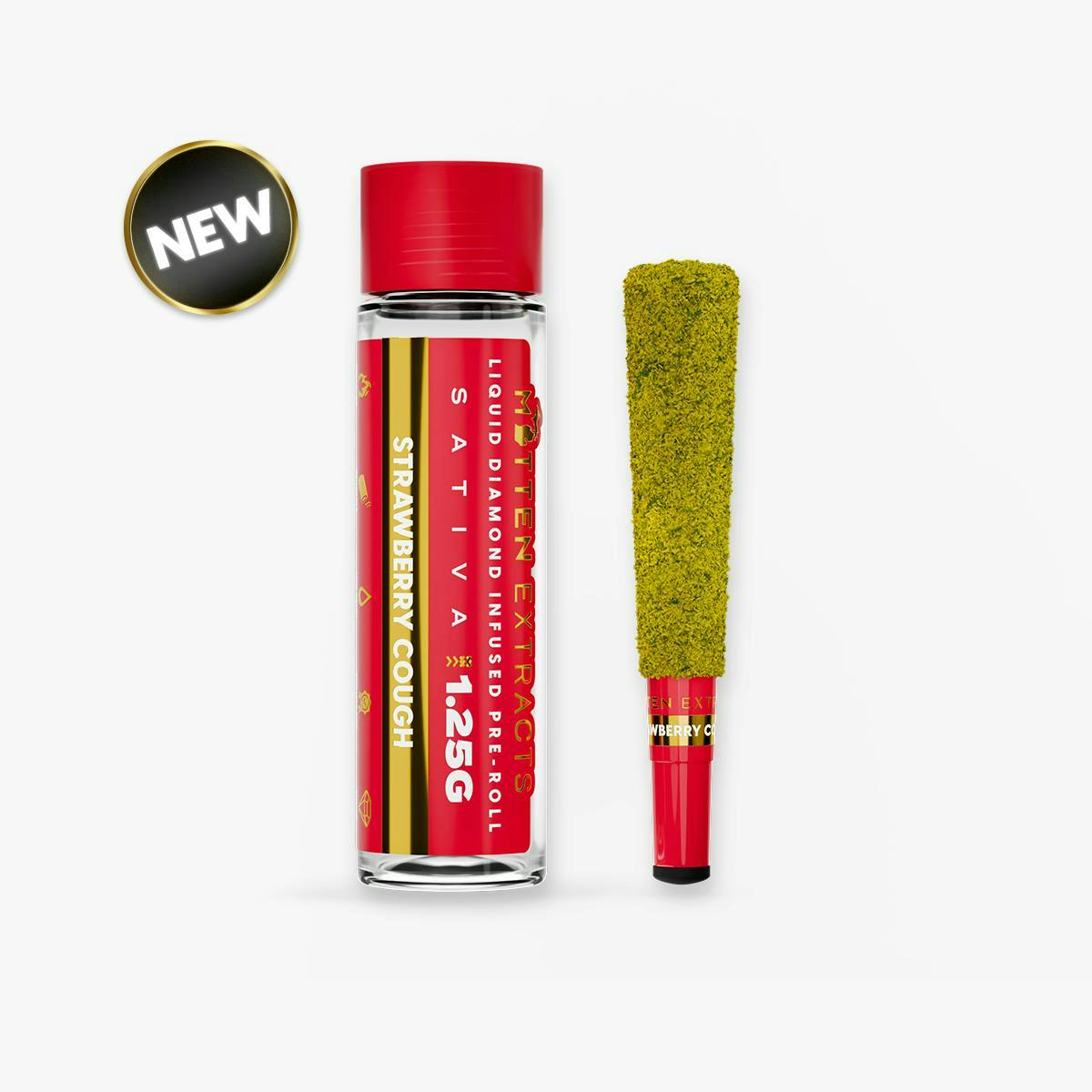 Mitten Extracts - Mitten Extracts | Strawberry Cough | Infused Joint | 1.25g - 1