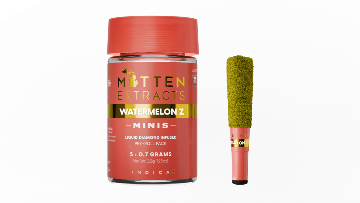 Mitten Extracts - Mitten Extracts | Watermelon Zkittlez | Infused Minis | 3.5g | 5pk - 1