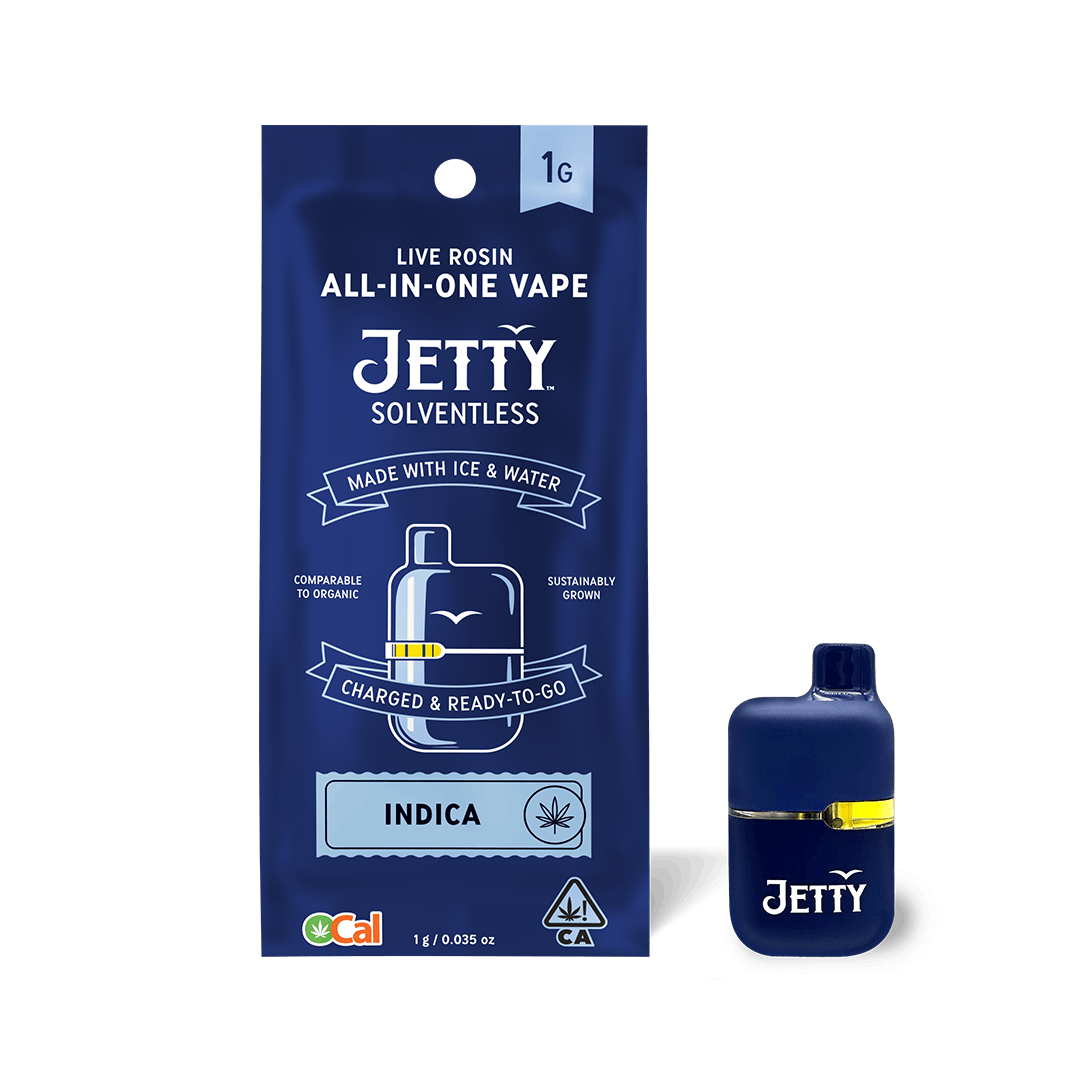 Jetty Extracts - Jetty All-in-One Mini Tank Vape OCal Solventless 1g Fatso - 1