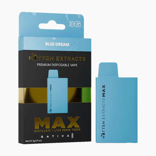 Mitten Extracts - Mitten Extracts | Blue Dream | Max Disposable | 3g - 1