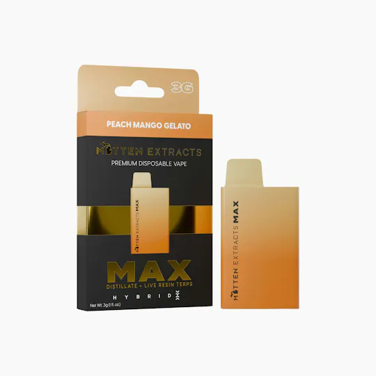 Mitten Extracts - Mitten Extracts | Peach Mango Gelato | Max Disposable | 3g - 1