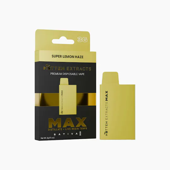 Mitten Extracts - Mitten Extracts | Super Lemon Haze | Max Disposable | 3g - 1