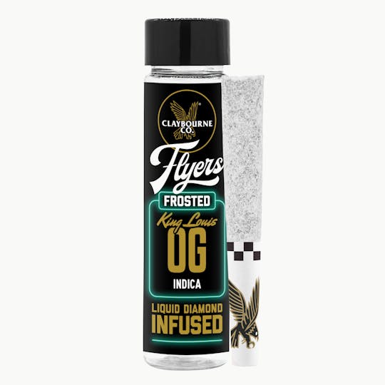Claybourne Co. - King Louis OG (1g) - Diamond Frosted Flyers Pre-Rolls - 1