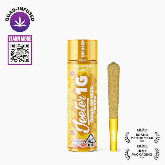 Jeeter - Jeeter Joint | Quad-Infused - Maui Wowie - 1