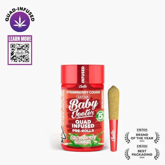 Jeeter - Jeeter | Strawberry Cough | Quad-Infused Minis | 0.5g each | 5pk - 1