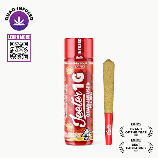 Jeeter - Jeeter Joint | Quad-Infused - Strawberry Sour Diesel - 1