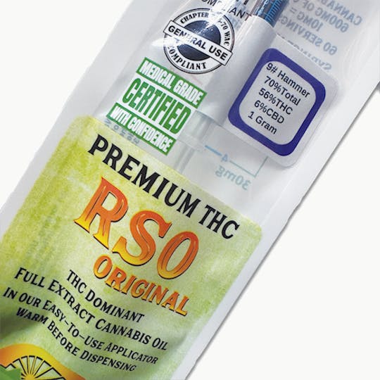 Skagit Organics - THC RSO Original | 9# Hammer | Indica | 1g - 1