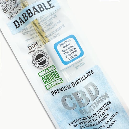Skagit Organics - CBD Platinum Distillate | Pine Tsunami 42:1 | Hybrid | 7 x 1g - 1