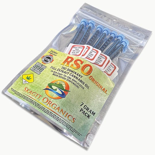Skagit Organics - THC RSO Original | Super Silver Haze | Sativa | 3 x 1g - 1