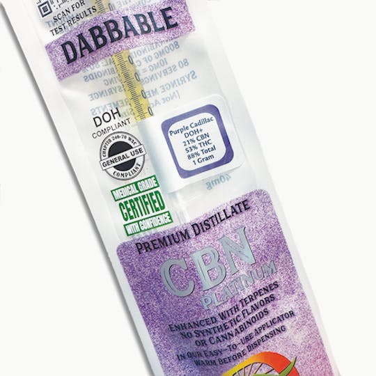Skagit Organics - CBN Platinum Distillate | Purple Cadillac CBN | Hybrid | 1g - 1