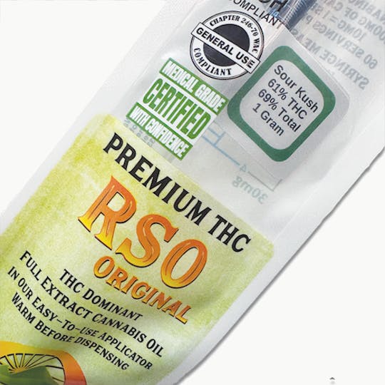 Skagit Organics - THC RSO Original | Sour Kush | Hybrid | 7 x 1g - 1