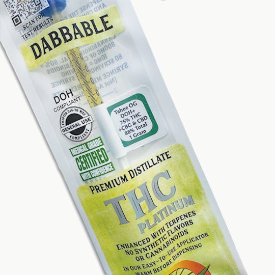 Skagit Organics - THC Platinum Distillate | Tahoe OG | Hybrid | 1g - 1