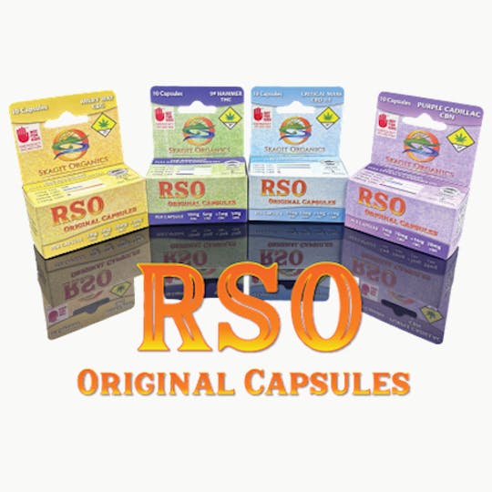 Skagit Organics - Capsules RSO Original | Pine Tsunami 10:1 | CBD | 10 Pack - 1