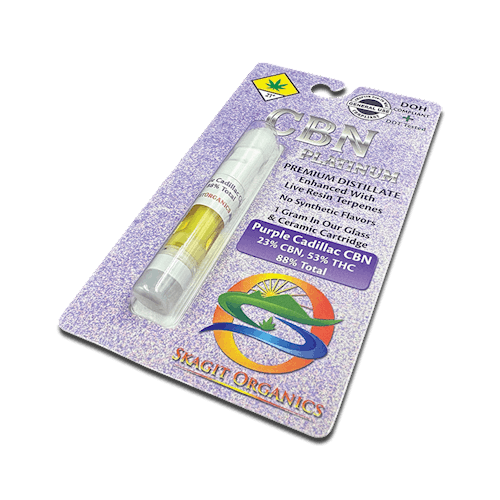Skagit Organics - Vape CBN Platinum | Purple Cadillac CBN | CBN | 1g - 1