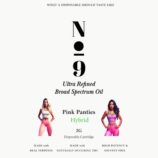 No9 - 2g Pink Panties Disposable - 1