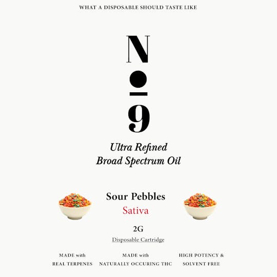 No9 - 2g Sour Pebbles Disposable - 1