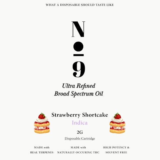 No9 - 2g Strawberry Shortcake Disposable - 1