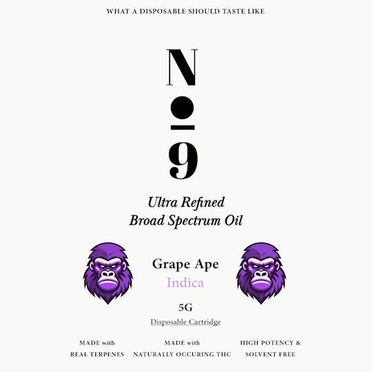 No9 - 5g Grape Ape Disposable - 1