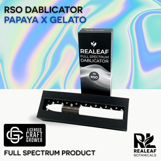 Realeaf Botanicals - Realeaf RSO Dablicator 1.0g - 1