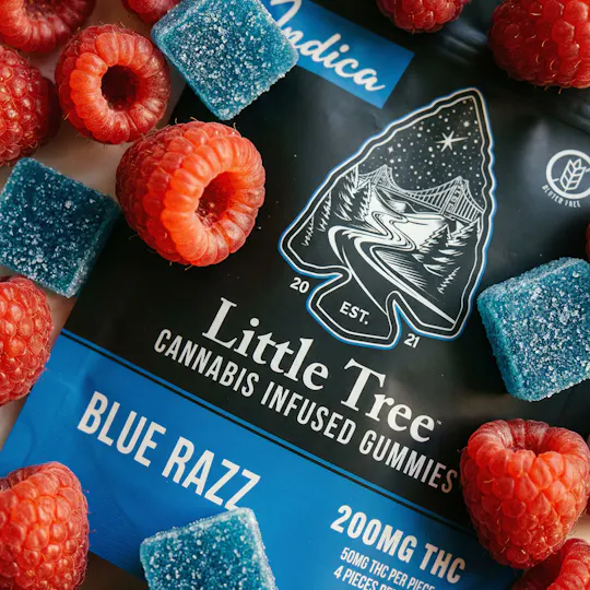 Little Tree - Little Tree Blue Razz Distillate Gummies – 200MG - 1