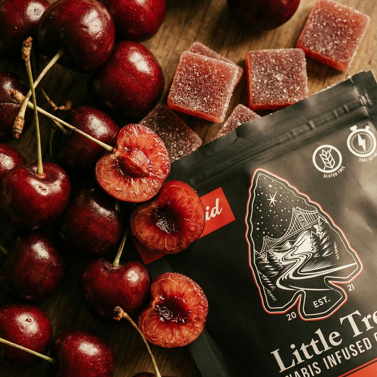 Little Tree - Little Tree Cherry Distillate Gummies – 200MG - 1