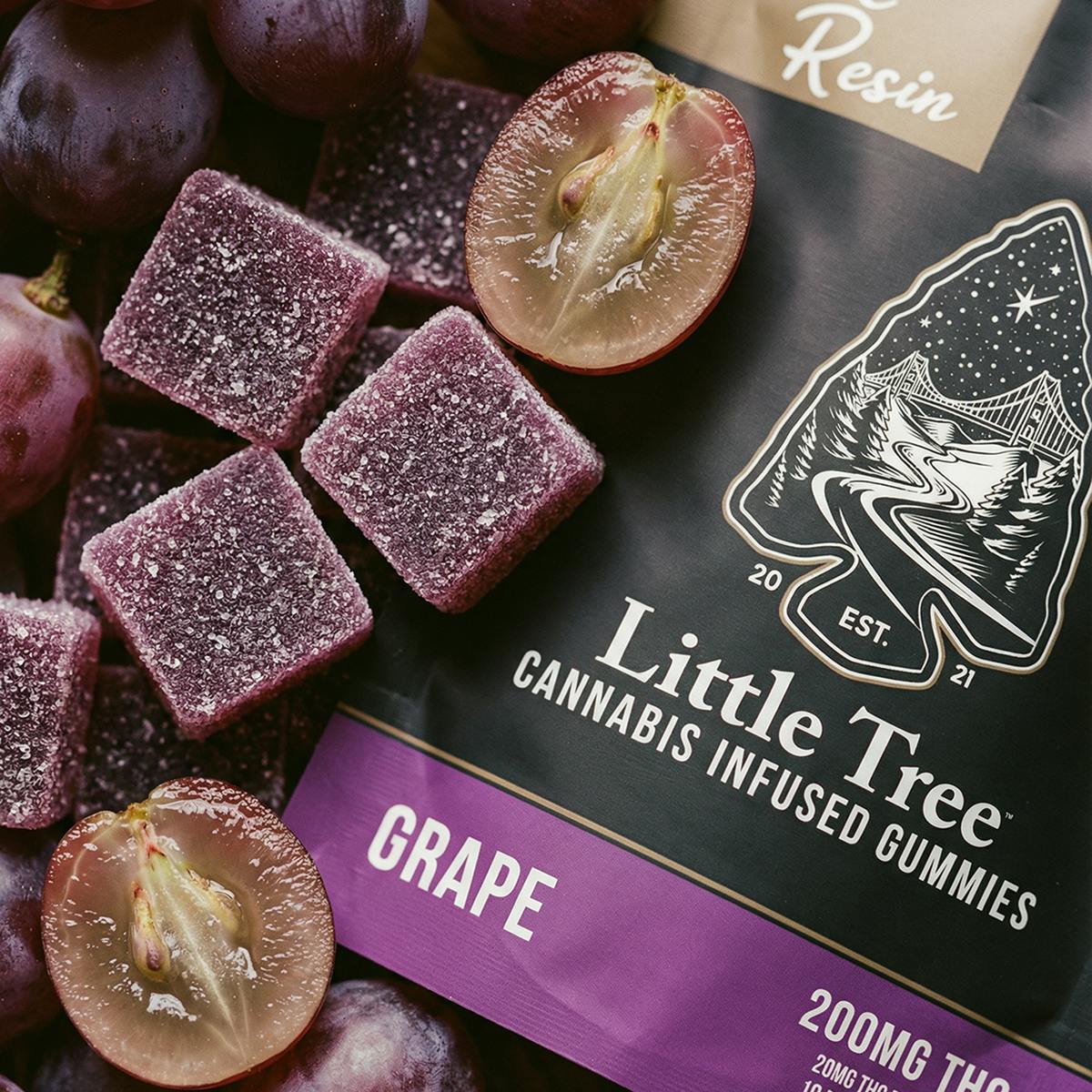 Little Tree - Little Tree Grape Live Resin Gummies – 200MG - 1