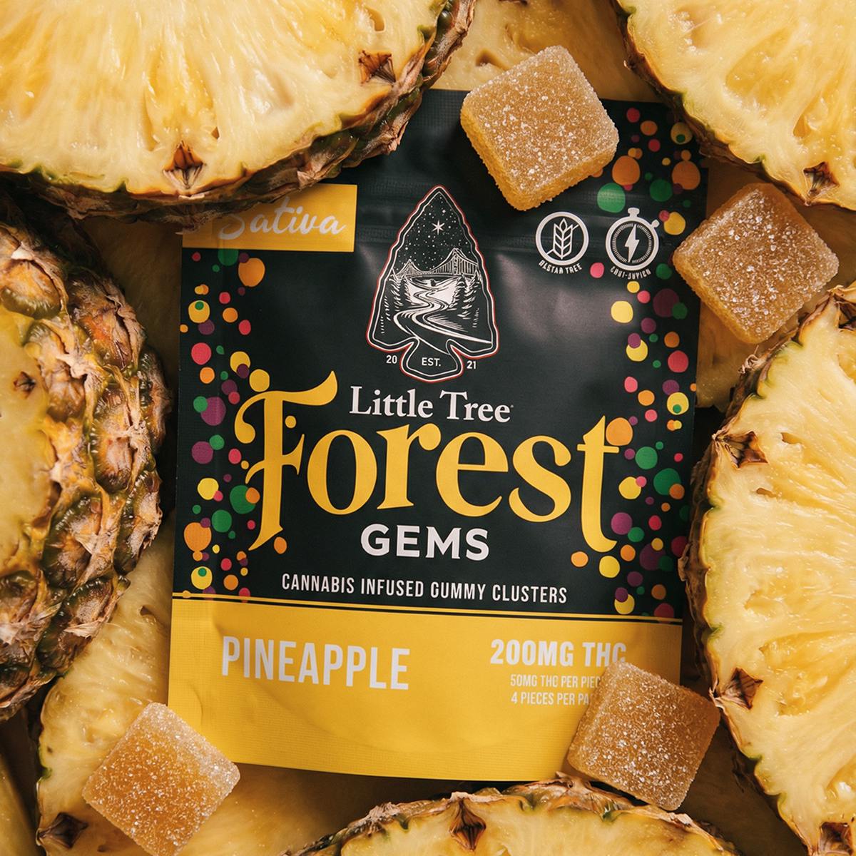 Little Tree - Little Tree Forest Gems Pineapple– 200MG - 1