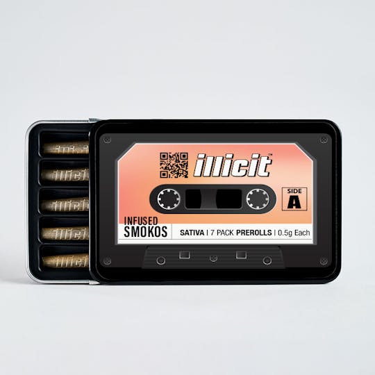 ILLICIT - Sativa Infused Smokos .5g 7-Pack - 1