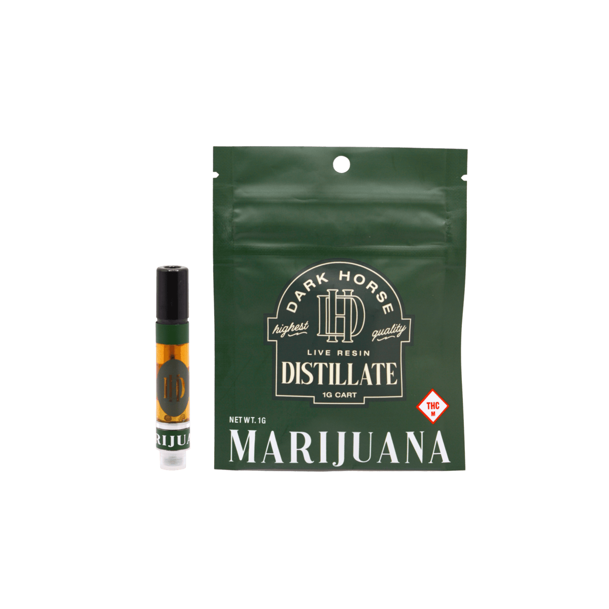 Dark Horse Cannabis - Durban Lemonade | 1g Live Resin Cartridge - 1