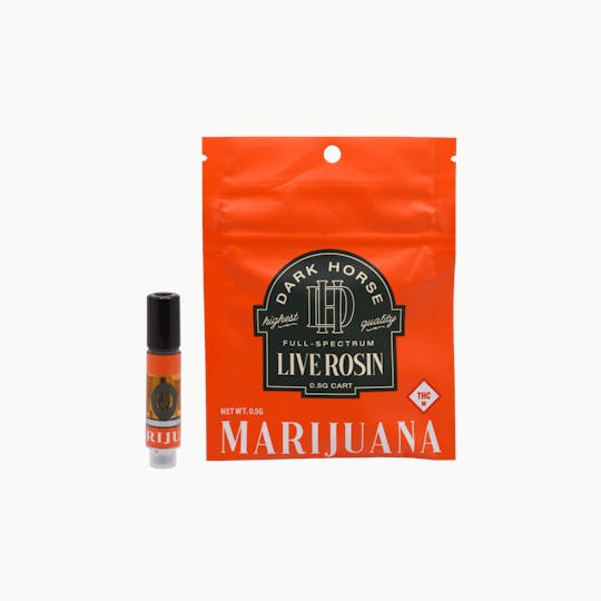 Dark Horse Cannabis - Leia's OG | 0.5g Live Rosin Cartridge - 1