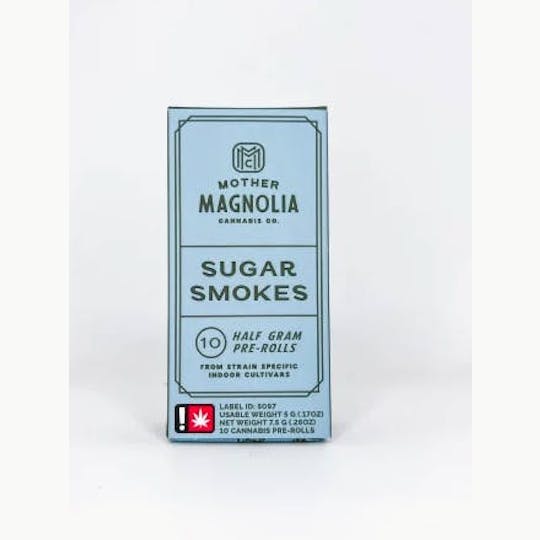 Mother Magnolia Cannabis Co - Mother Magnolia - Sugar Smokes - 10pk/5g - Strawberries & Cream - 1