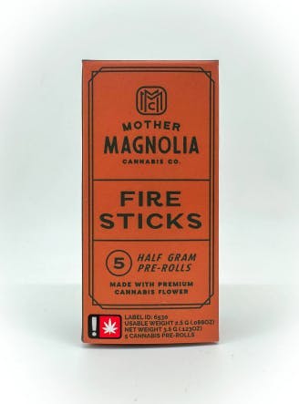 Mother Magnolia Cannabis Co - Mother Magnolia - Fire Sticks - 5pk/2.5g - Alpha Blue - 1