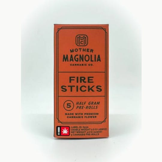 Mother Magnolia Cannabis Co - Mother Magnolia - Fire Sticks - 5pk/2.5g - Alpha Blue - 1