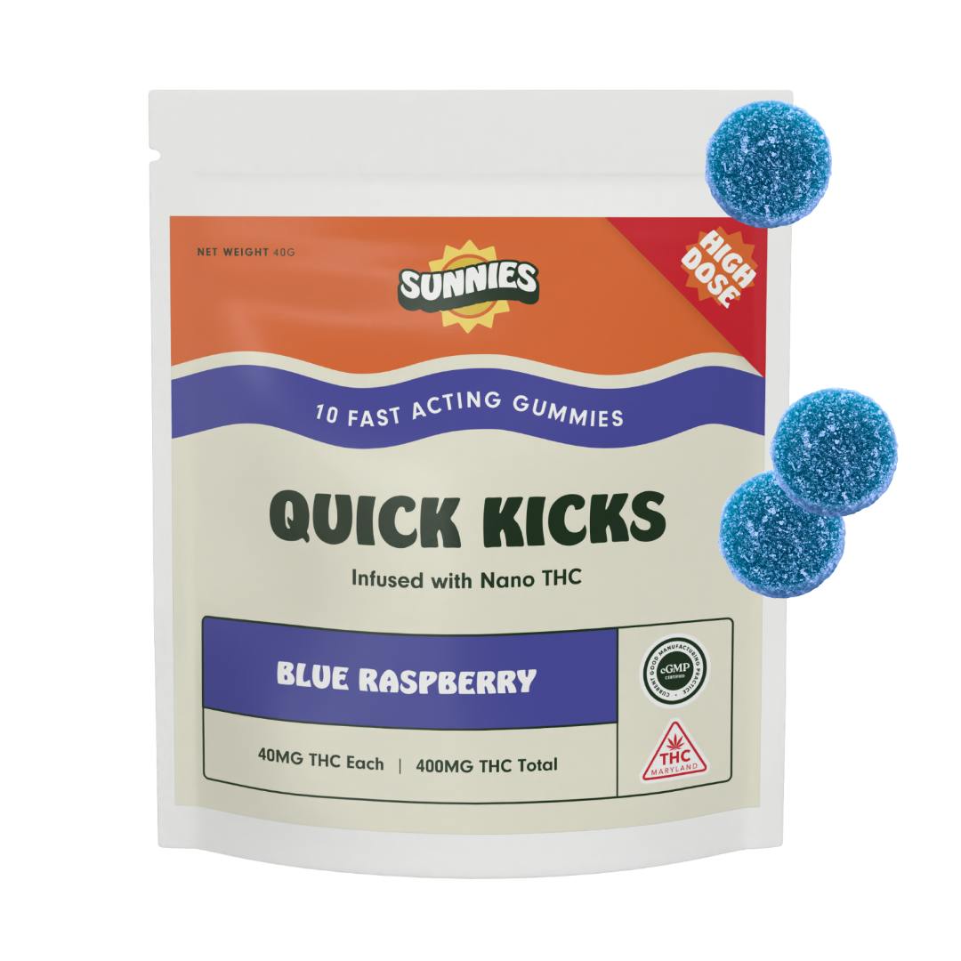 SunMed Growers - Blue Raspberry Nano Gummies 400mg - 1
