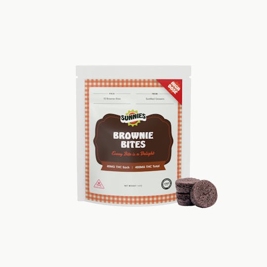 SunMed Growers - Brownie Bites Edible 400mg - 1
