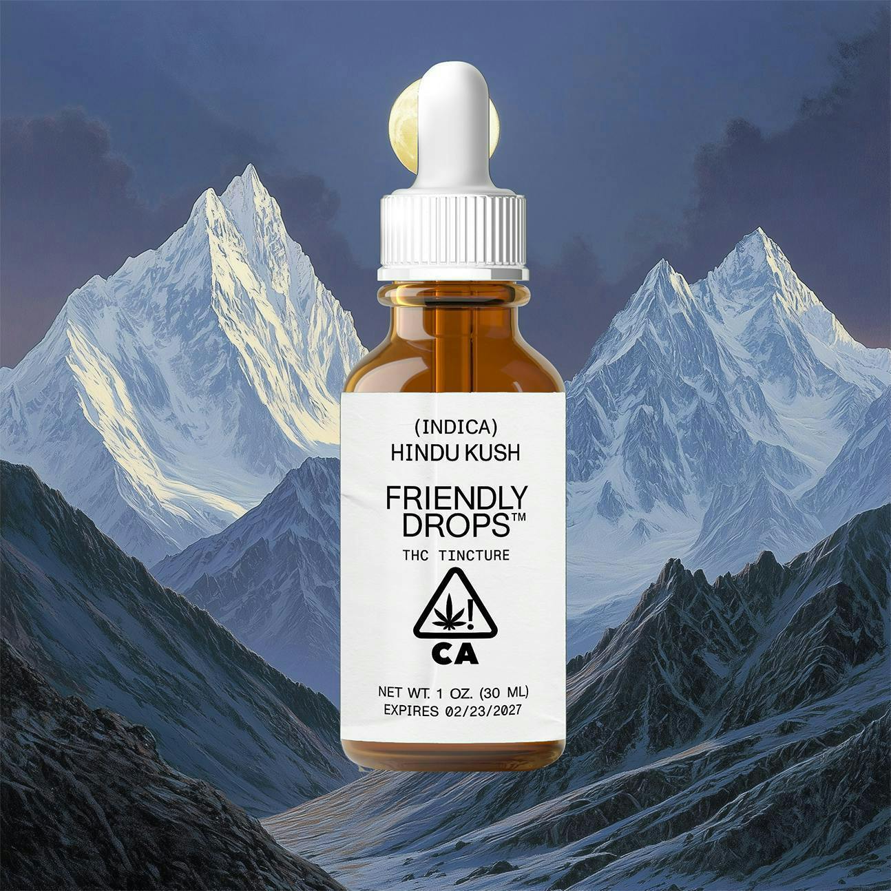 Friendly Brand - Friendly Brand | Friendly Drops | Hindu Kush | Tinctures | 1000mg | 30ml - 1