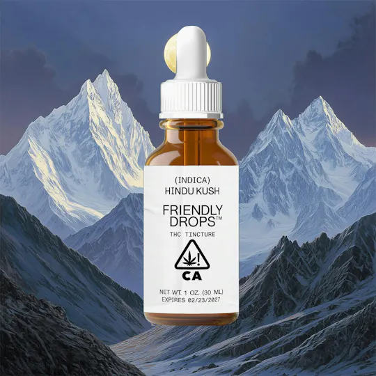 Friendly Brand - Friendly Brand | Friendly Drops | Hindu Kush | Tinctures | 1000mg | 30ml - 1