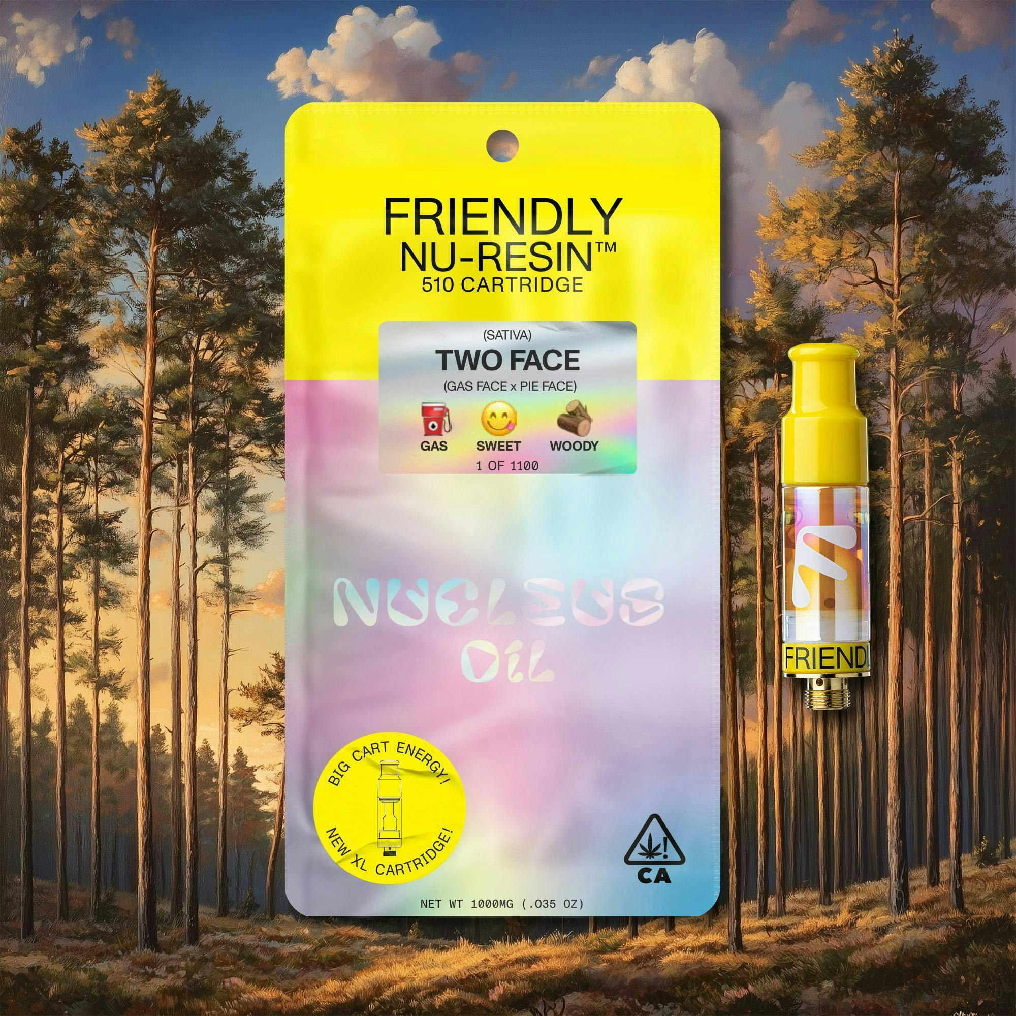Friendly Brand - Friendly Brand | Two Face | Cured Nuresin Cartridge | 1g - 1