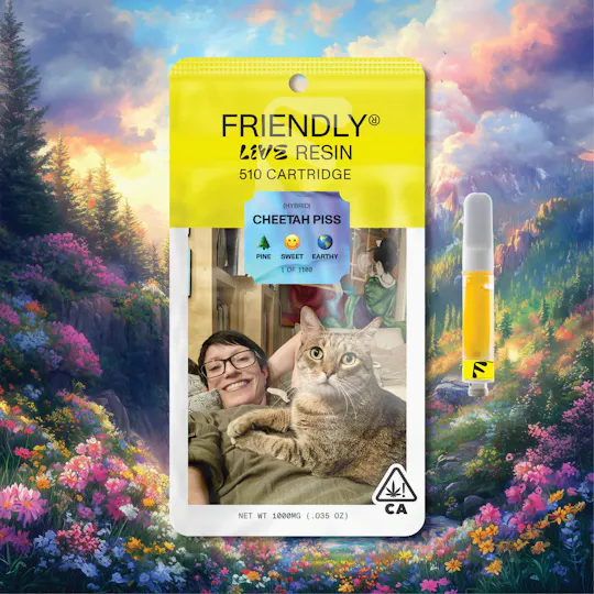Friendly Brand - Friendly Brand | Cheetah Piss | Live Resin Cartridge | 1g - 1