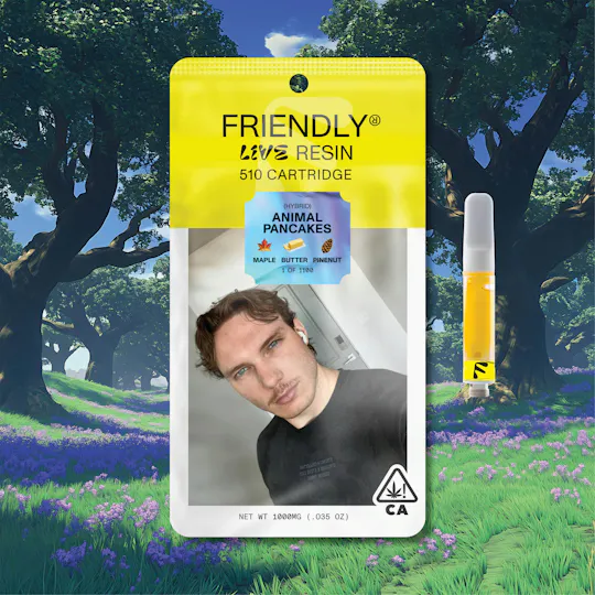 Friendly Brand - Friendly Brand | Animal Pancakes | Live Resin Cartridge | 1g - 1