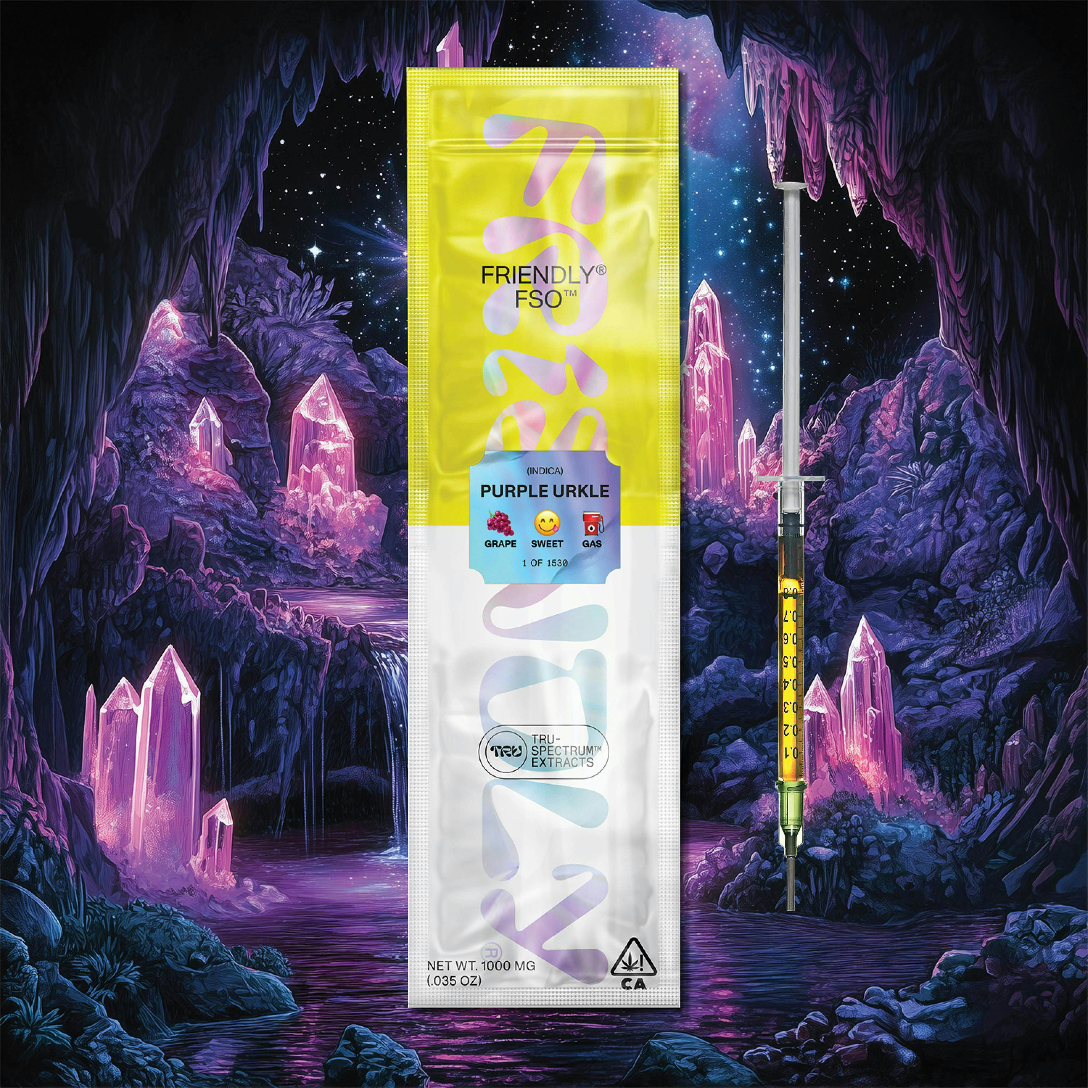Friendly Brand - Friendly Brand | Live Resin Applicator | Purple Urkle | Extract Oils | 1g - 1